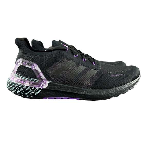 Adidas Men's Ultraboost 20 Citylight Core Black Purple Shoes GY5006 Sz 8.5